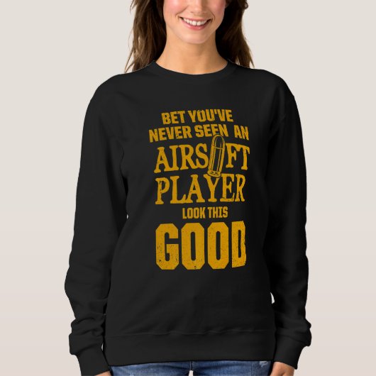 Sweatshirt Airsoft Player Team Sport Com Ition 4 (Devant)