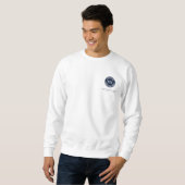 Sweatshirt Ajouter un logo d'entreprise et un site Web person (Devant entier)