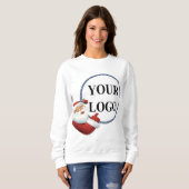 Sweatshirt Ajouter votre logo Noël (Devant entier)