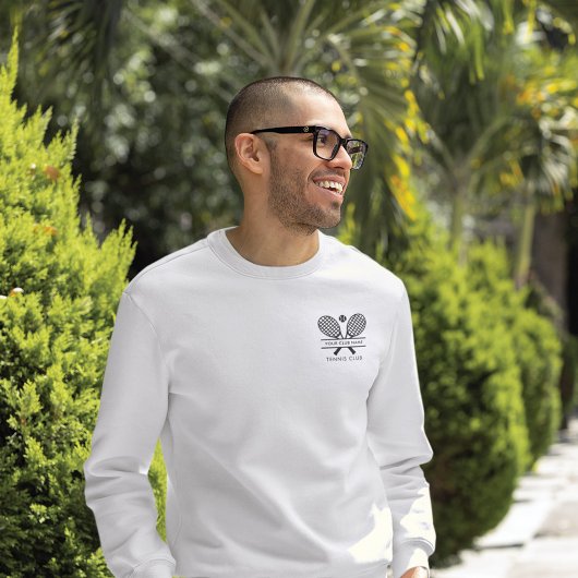 Sweatshirt Ajouter Votre Nom Club Tennis Team Custom