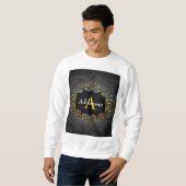 Sweatshirt Ajouter votre nom et votre initiale (Devant entier)