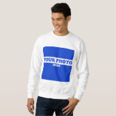 Sweatshirt Ajoutez votre image (Devant entier)