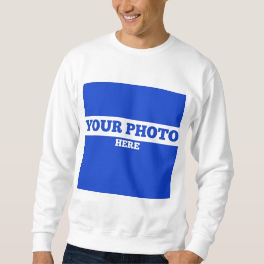 Sweatshirt Ajoutez votre image (Devant)
