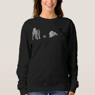 Sweatshirt Akita Japonais Spitz Et Rottweiler