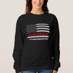 Sweatshirt Alabama American Flag Dozier Usa Patriotic Souveni