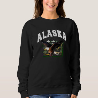 Sweatshirt Alaska Denali pôle Nord Anchorage Juneau Sitka Ba