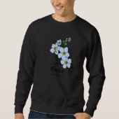 Sweatshirt Alaska Forget Me Not Flower (Devant)