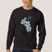 Sweatshirt Alaska Forget Me Not Flower (Devant)