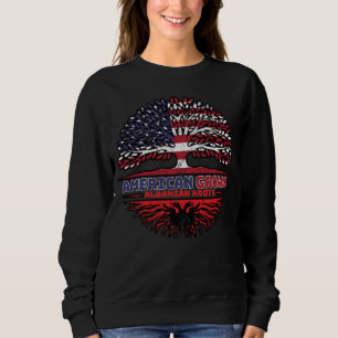 Sweatshirt Albanian Albania US American États-Unis