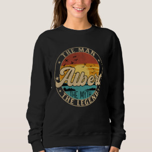 Sweatshirt ALBERT L'Homme Le Mythe La Légende Prénom