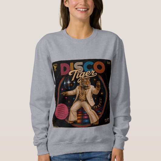 Sweatshirt Album Disco Tigre (Devant)
