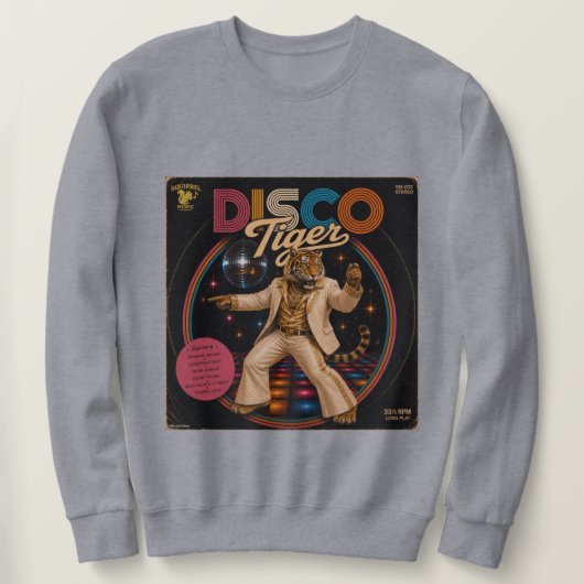 Sweatshirt Album Disco Tigre (Design devant)