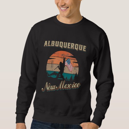Sweatshirt Albuquerque Nouveau-Mexique (Devant)