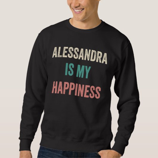Sweatshirt Alessandra Est Mon Bonheur (Devant)