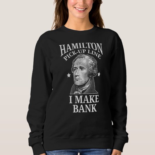 Sweatshirt Alexander Hamilton Histoire américaine (Devant)