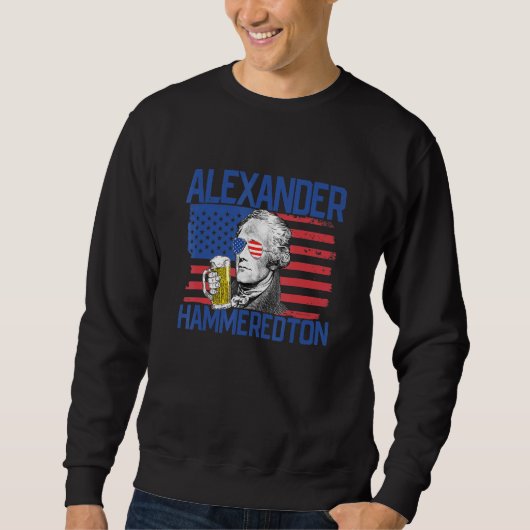 Sweatshirt Alexander Hammeredton 4 juillet Alexander Hamilt (Devant)