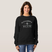 Sweatshirt Alexandria or Nothing Vacation Sayings Trip Quotes (Devant entier)
