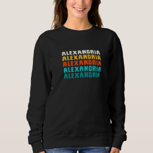 Sweatshirt Alexandria Virginia Vintage Va Retro Collection Am