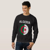 Sweatshirt Algérie - Drapeau moderne (Devant entier)
