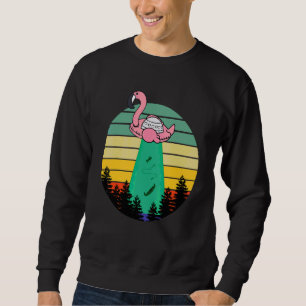 Sweatshirt Alien Abduction Retro Vintage Ufo Soucoupe volante
