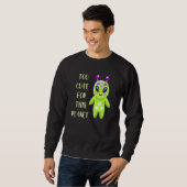 Sweatshirt Alien Chef Espace extra-atmosphérique Scifi Alien (Devant entier)