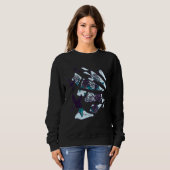 Sweatshirt Alien cool avec manteau (Devant entier)