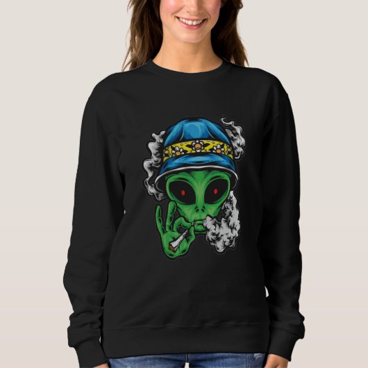 Sweatshirt Alien Détendu (Devant)