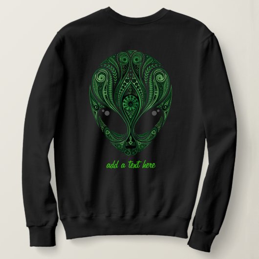 Sweatshirt Alien d'ovni extraterrestre (Design dos)