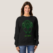 Sweatshirt Alien d'ovni extraterrestre (Devant entier)
