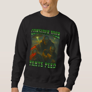 Sweatshirt Alien Funny Sci-Fi Songez À Votre Pantalon Bouteil