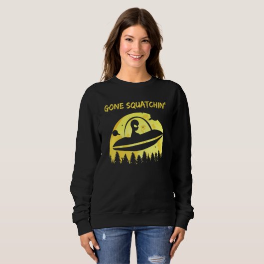 Sweatshirt Alien Gone Squatchin (Devant entier)