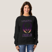 Sweatshirt Alien I Survived Area 51 Ufos Space (Devant entier)