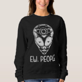 Sweatshirt Alien Spaceman EW People (Devant)