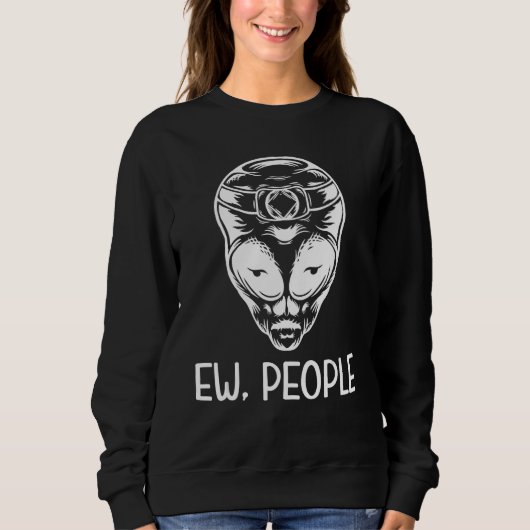 Sweatshirt Alien Spaceman EW People (Devant)