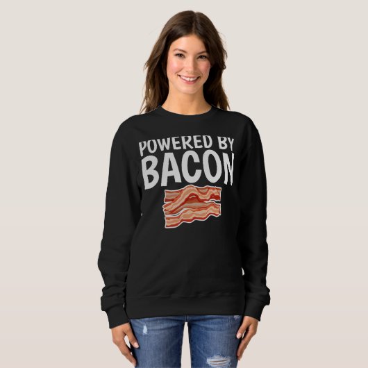 Sweatshirt Alimenté Par Bacon Bacon Unisex (Devant entier)