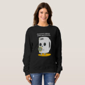 Sweatshirt Alimenté Par Café Et Crypto Cryptocurren Chainlink (Devant entier)