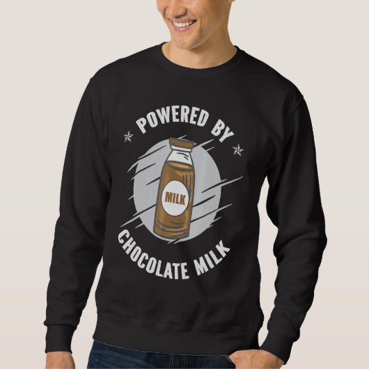Sweatshirt Alimenté Par Chocolat Lait Chocolat Chocolat (Devant)
