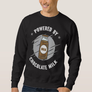 Sweatshirt Alimenté Par Chocolat Lait Chocolat Chocolat