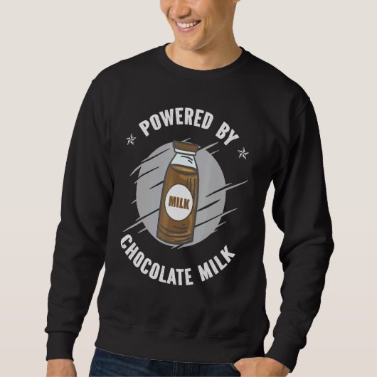 Sweatshirt Alimenté Par Chocolat Lait Chocolat Chocolat (Devant)