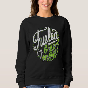 Sweatshirt Alimenté Par Des Vêtements Végétaux D'Énergie Vert
