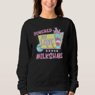 Sweatshirt Alimenté Par L'Amour Milkshake Rétro Années 80 90