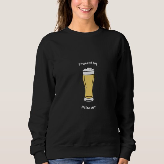 Sweatshirt Alimenté par Pilsner (Devant)
