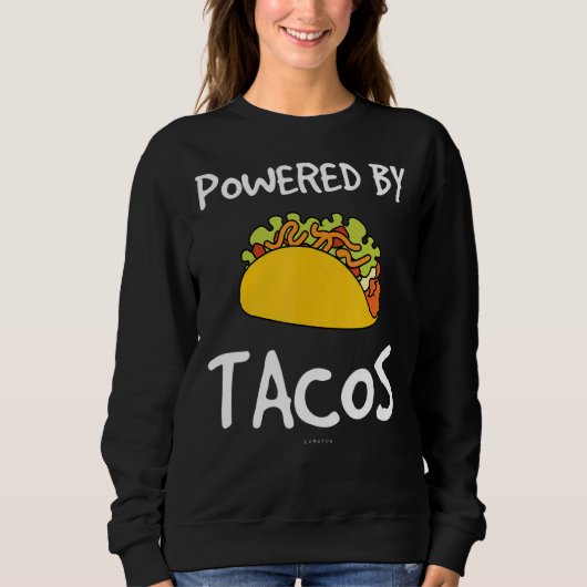 Sweatshirt Alimenté Par Tacos Tacos (Devant)