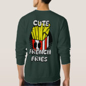 Sweatshirt Aliments, mignonnes frites, Cadeau Fry Day Cool (Dos)
