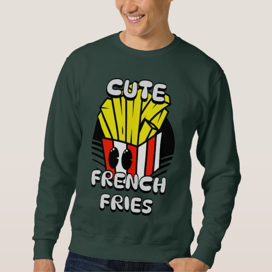 Sweatshirt Aliments, mignonnes frites, Cadeau Fry Day Cool (Devant)