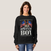 Sweatshirt All American Boy USA America Flag & Firework 4th J (Devant entier)