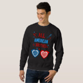 Sweatshirt All American Brother 4th Of July Memorial Day Matc (Devant entier)