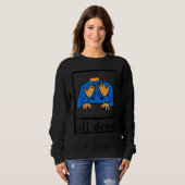 Sweatshirt All Done Sign Language Speech Pathology AAC SPED T (Devant entier)