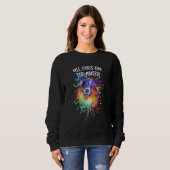 Sweatshirt All Eyes on the Aussie Australian Shepherd Humor   (Devant entier)