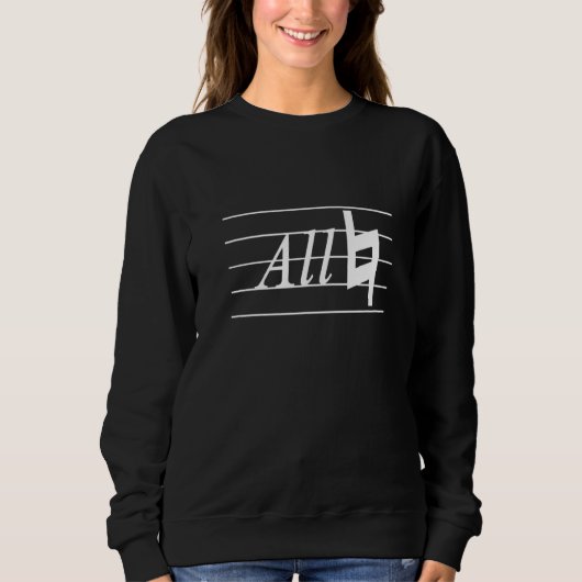 Sweatshirt All Natural Musicians Composers Punny (Devant)